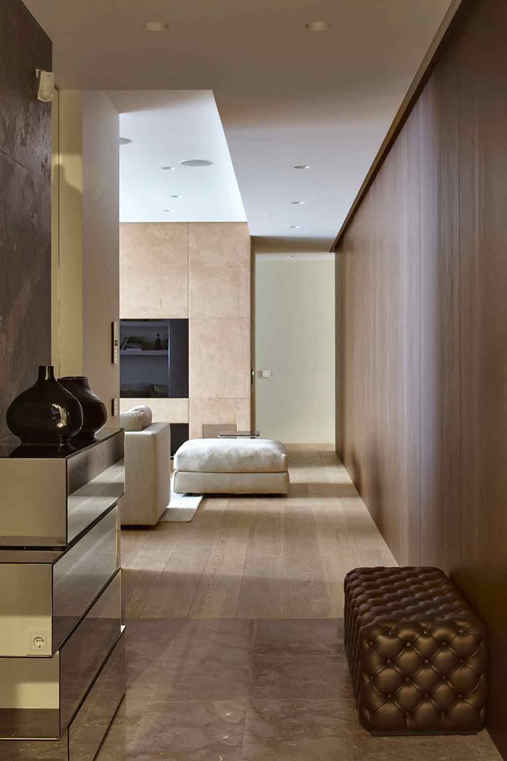 自然元素现代风格二居室装饰设计实例精选