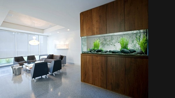 10款超酷办公室鱼缸设计