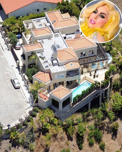 Lady Gaga也租房 豪华别墅