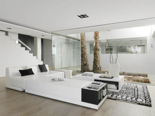 白与美的融合 巴塞罗那白色空间别墅