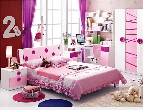 送给小公主的粉红卧室