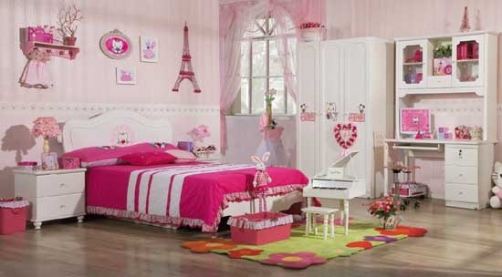 送给小公主的粉红卧室