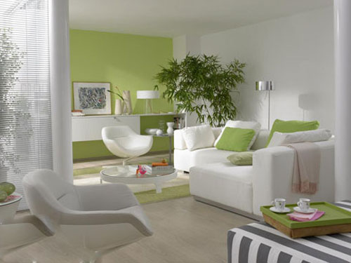 活力绿色点缀家 室内装饰设计效果图