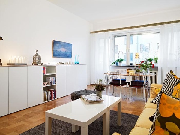 旧居新设计 北欧风格的56平米瑞典公寓