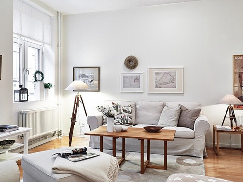 瑞典50㎡小公寓 灰白棕演绎的时尚