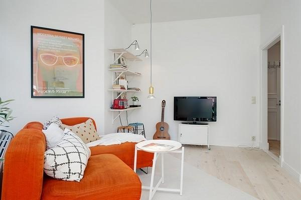 北欧雅致小公寓 夏日的清凉家装效果图