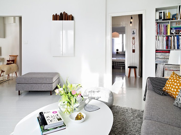 纯美实用公寓装修 简洁清新北欧风