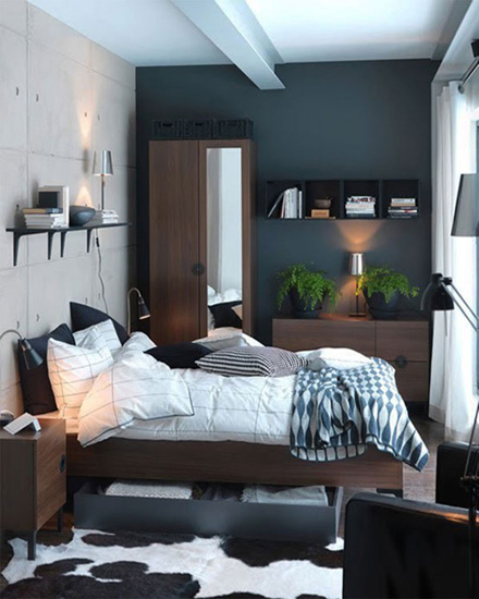 小户型单身卧室 简单而更具特点