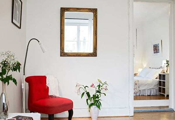 美丽的单身公寓设计效果图 淡雅清新