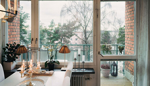 灯饰温暖空间 瑞典温馨精致小公寓