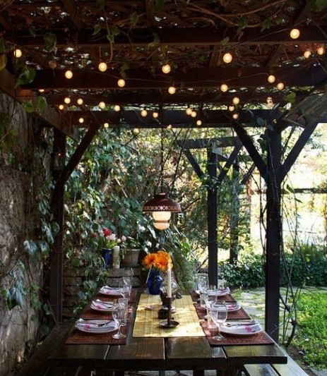 打造花园餐厅 享受自然的宁静