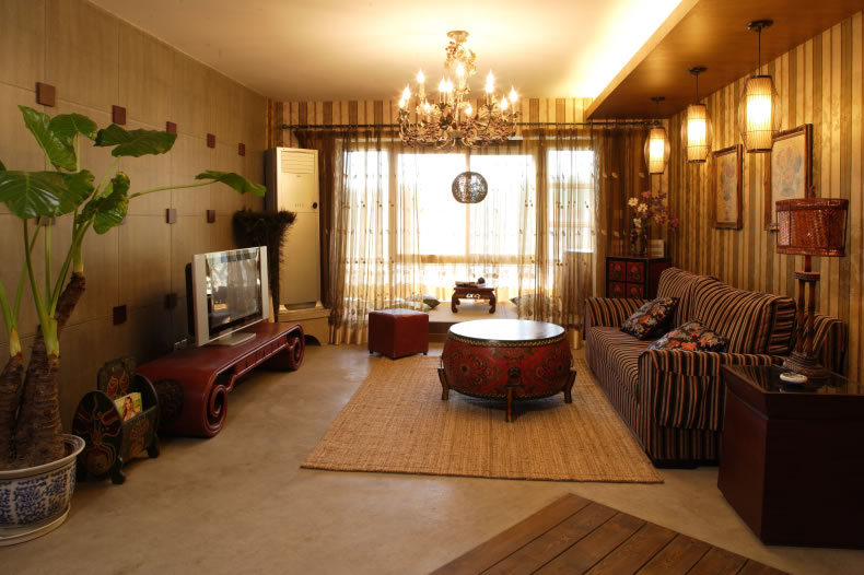 中式风格古典雅致公寓房