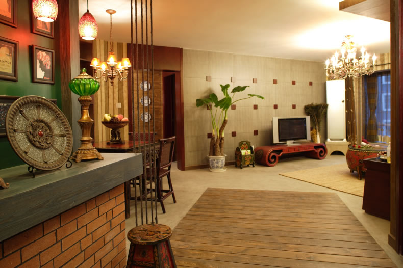 中式风格古典雅致公寓房