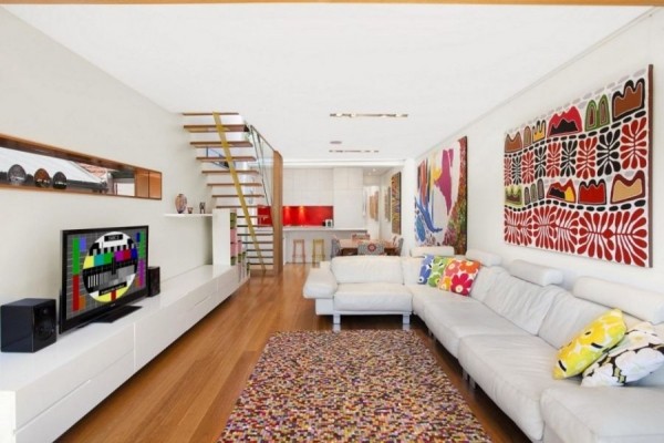 悉尼现代与传统相结合100平米公寓