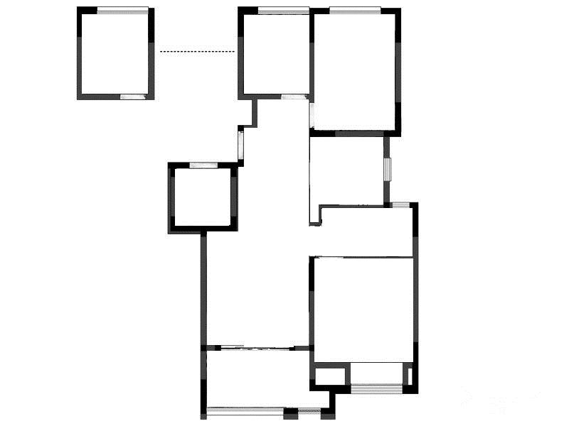 晋陵路八号-现代简约-二居室-装修案例