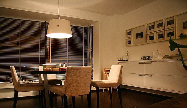 白色简约现代二居室装修设计效果图