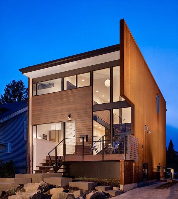 西雅图现代复式住宅设计 干净利落