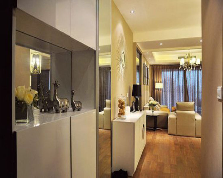 90平创意小家 客厅与厨房的完美设计