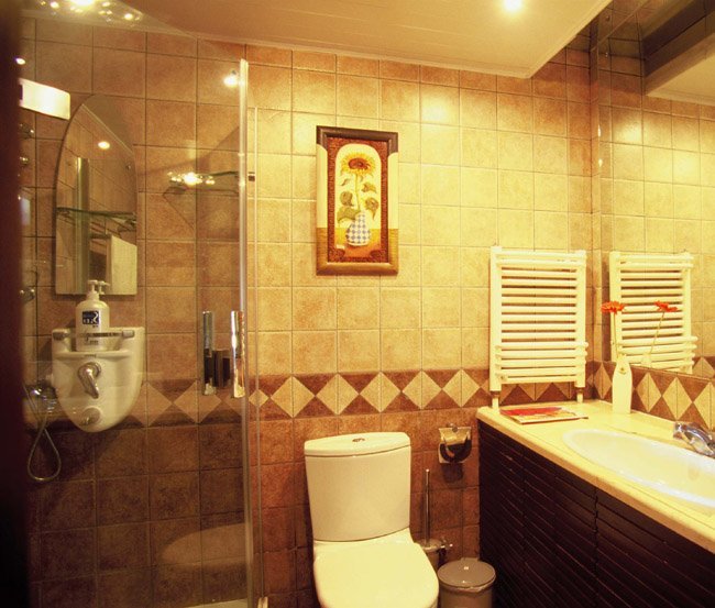 卫生间也可有情调 卫浴装修效果图
