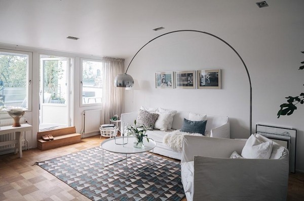 瑞典62平米日光公寓室内设计效果图