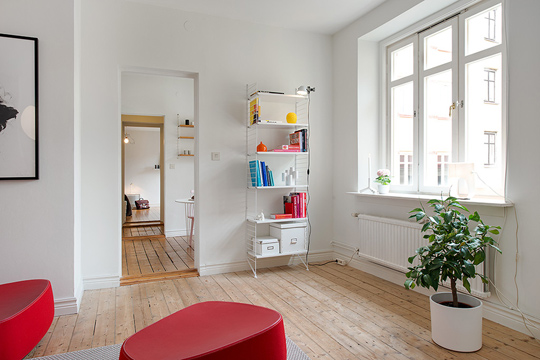 新鲜感的瑞典公寓欧式雅致室内设计