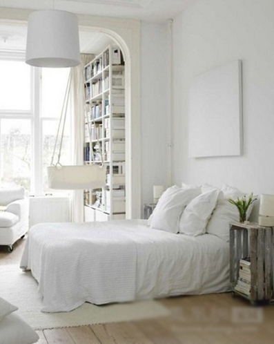 白色欧式风格卧室 雅致室内设计