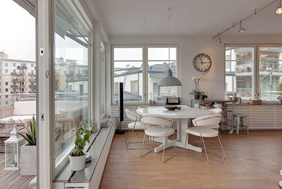 清新北欧风格雅致家居室内设计效果图