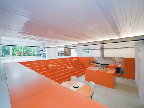 荷兰橙色色彩家居风格雅致室内设计
