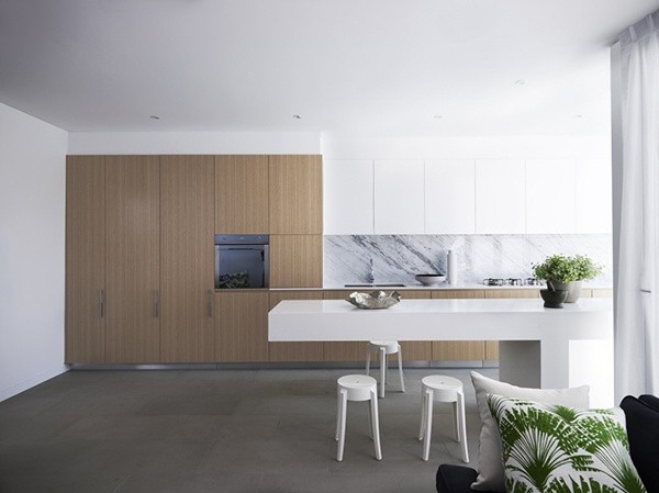 简单的灰色空间 优雅两房公寓设计