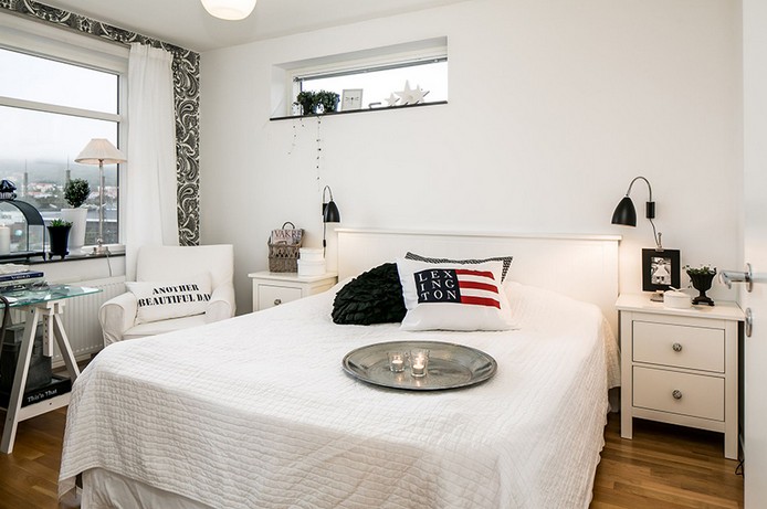 放松的居心地 瑞典黑白搭配舒适公寓