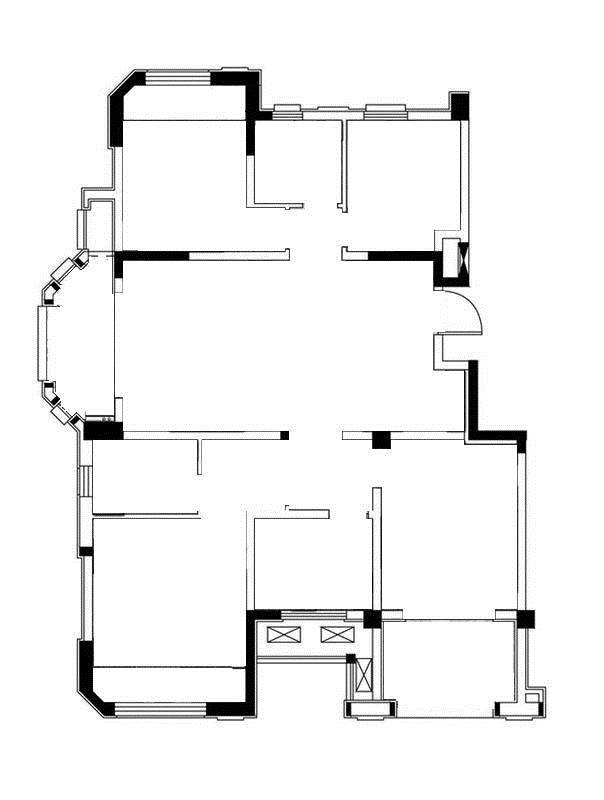 博爱公寓-中式古典-三居室-装修案例