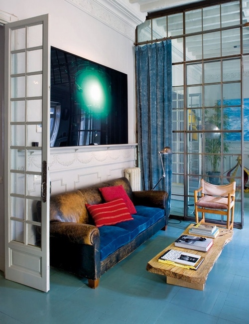 湛蓝的海洋现代公寓装修效果图