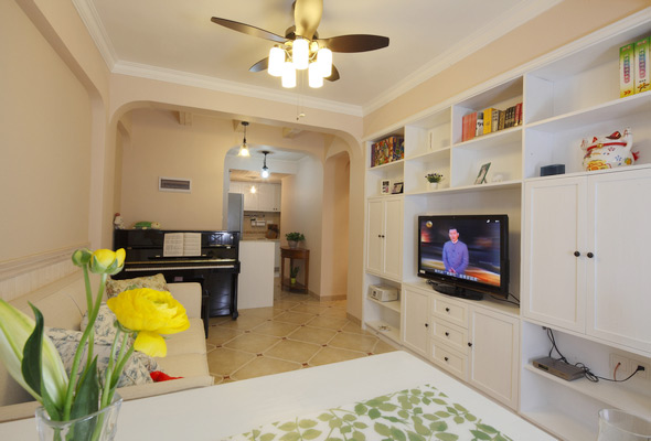 68平米田园居室室内设计 清新舒适