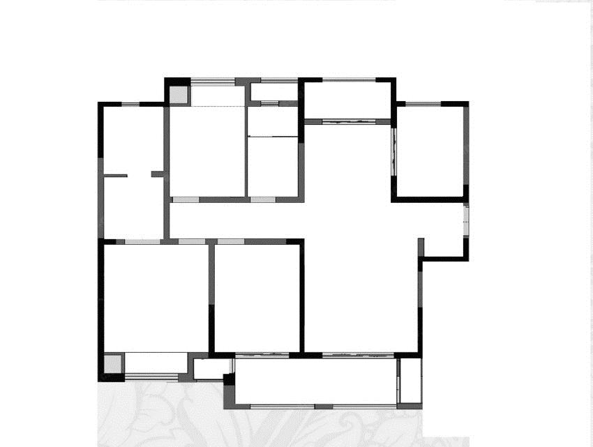 新城金郡-地中海风格-三居室-装修案例