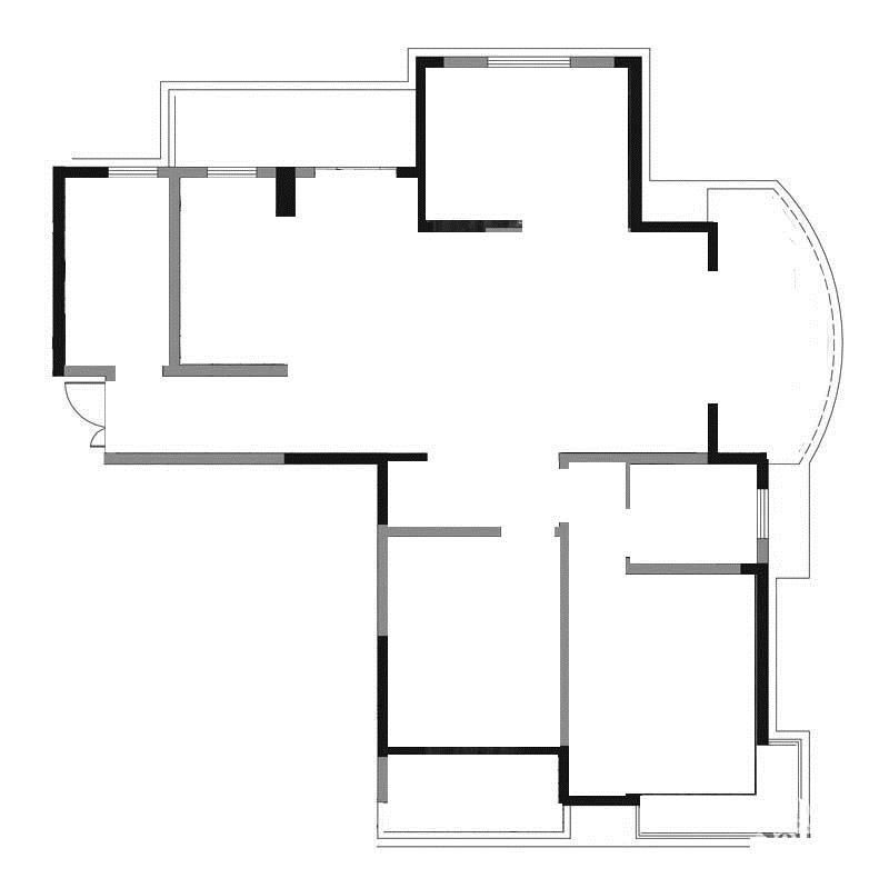 格兰艺堡-新古典风格-三居室-装修案例