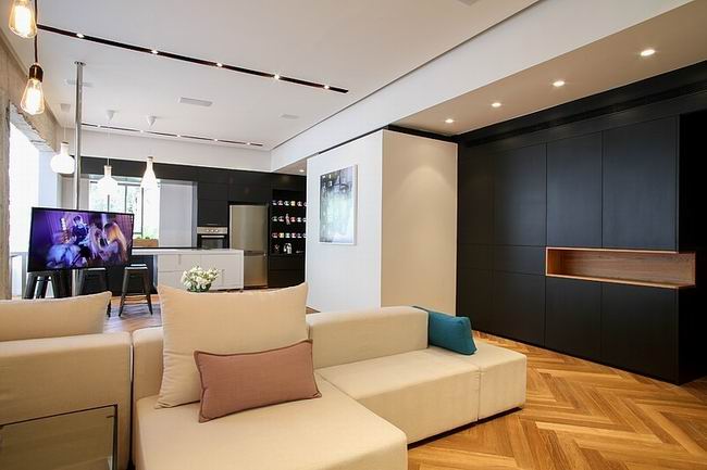 简单明了空间设计 以色列90平米公寓