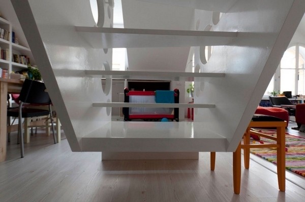 可爱的趣味楼梯 创意复式公寓设计