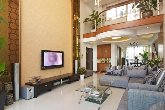 180平米复式公寓设计 温馨雅致大气