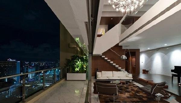 曼谷CHWH顶层公寓 现代豪华装修