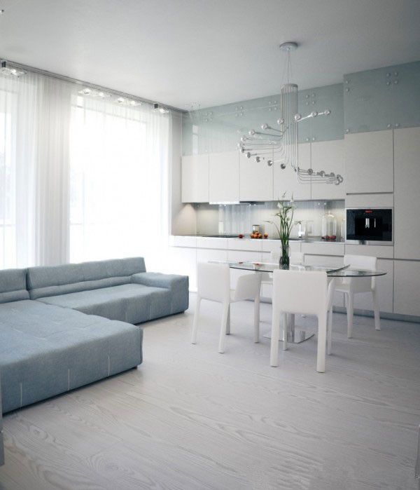 纯白色素雅风  纯净简单家居设计