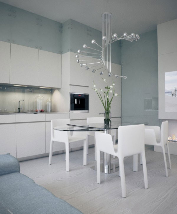 纯白色素雅风  纯净简单家居设计