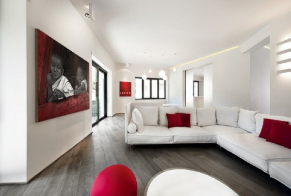 抽象艺术 罗马CELIO公寓室内设计