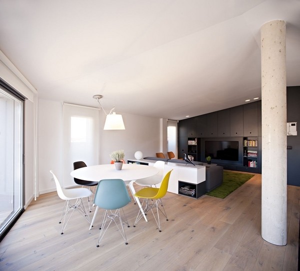 空间功能翻转 现代化复式公寓设计