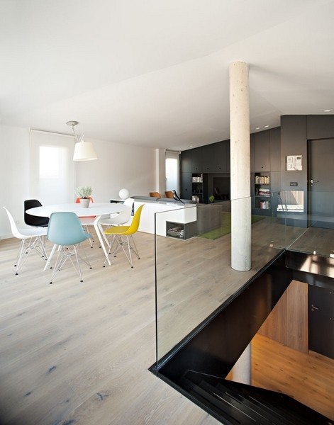 空间功能翻转 现代化复式公寓设计