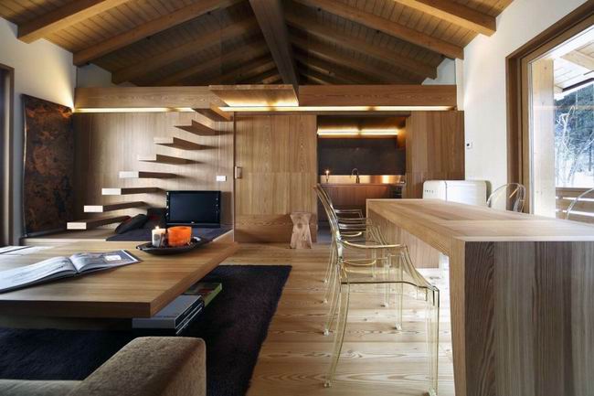 意大利全木质公寓设计 优雅浪漫