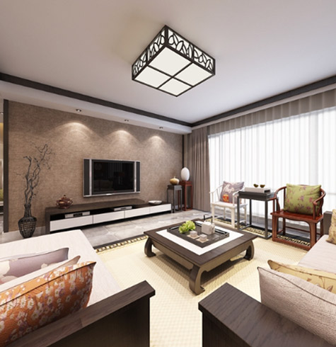 新中式格调打造舒适温暖质感家居