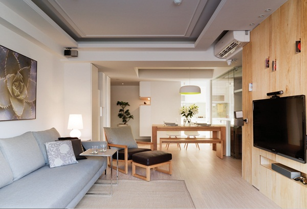 温暖舒适的家庭住宅 营造清新的氛围